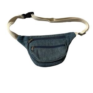Denim Fanny Pack/ Hip bag